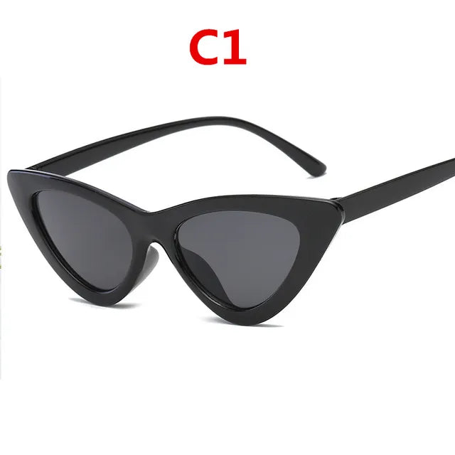 Small Triangle Cat Eye Sunglasses