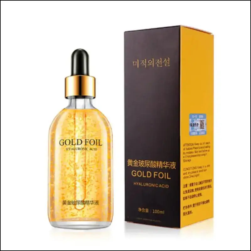 100ml 24K Gold Hyaluronic Acid Face Serum - Anti-Aging Lifting Whitening & Collagen Essence Skin Care - 24k Nicotinamide