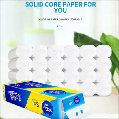 ’12 Rolls of Thickened 5-Layer Core Toilet Paper | Bulk Pack for Home & Commercial Use | Soft Strong and Absorbent’