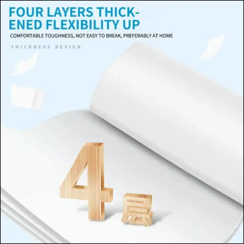 ’12 Rolls of Thickened 5-Layer Core Toilet Paper | Bulk Pack for Home & Commercial Use | Soft Strong and Absorbent’