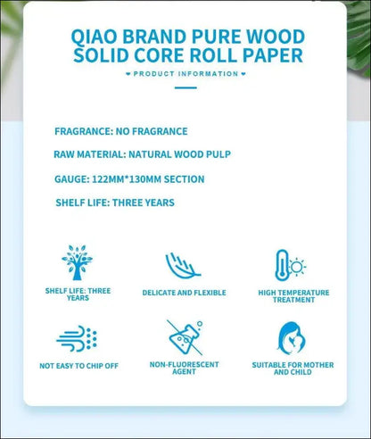 ’12 Rolls of Thickened 5-Layer Core Toilet Paper | Bulk Pack for Home & Commercial Use | Soft Strong and Absorbent’