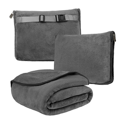 2-in-1 Travel Pillow & Blanket Set