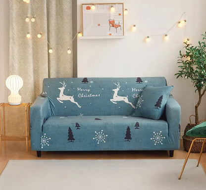 Holiday Cheer Stretch Sofa Cover