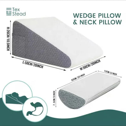 Triangle Sponge Bedside Support Pillow