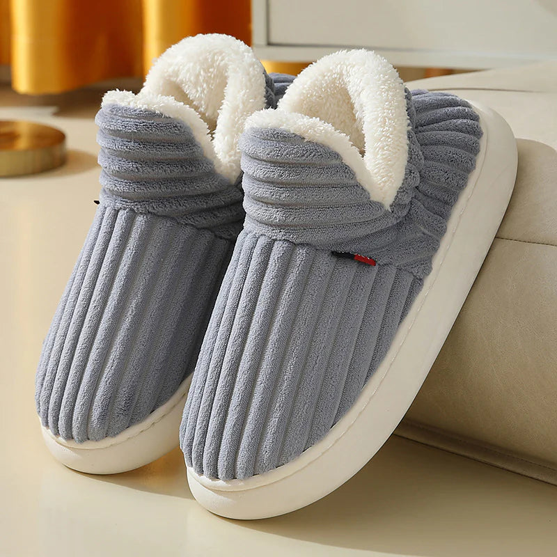 Cozy Step All-Season Cotton Slippers