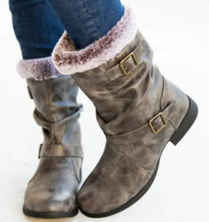 Warm Women's Snow Boots In Autumn And Winter