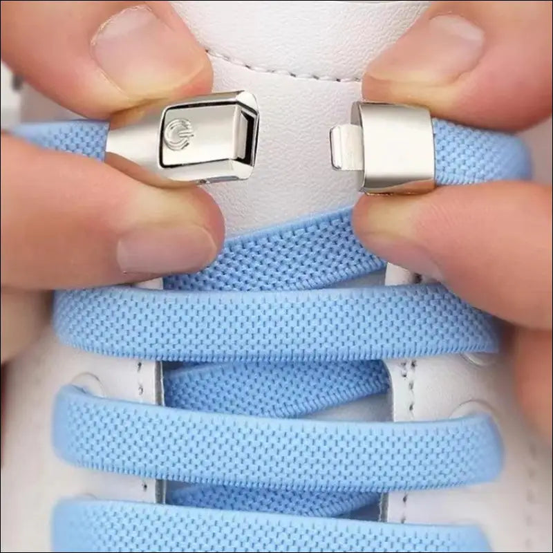 8MM No Tie Shoe Laces for Sneakers – Elastic Press Lock Flat Shoelaces Kids & Adults Widened Shoes (2023)