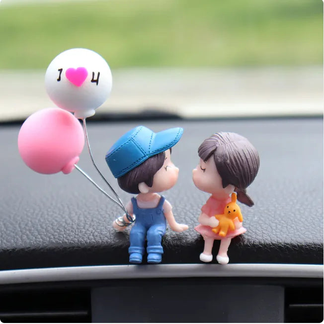 Couple-Themed Car Console Ornaments