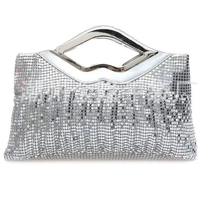 Big Lips Banquet Clutch In 4 Shiny And Matt Colors