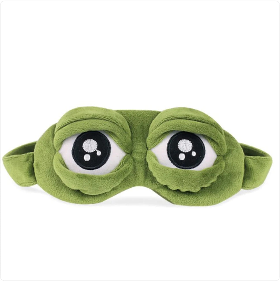 Adorable Frog Sleep Mask – Soft and Cozy Eye Cover