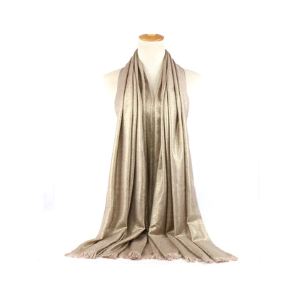 Shimmered Shawls Two-Toned Elegance