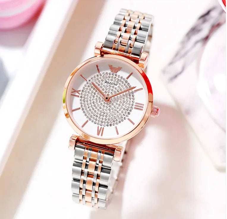 Quartz Diamond Tide Watch