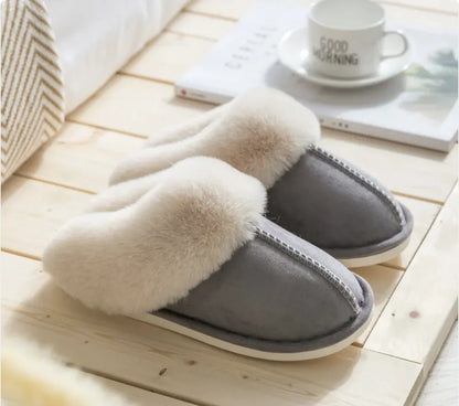 Women's Plush Cotton Slippers