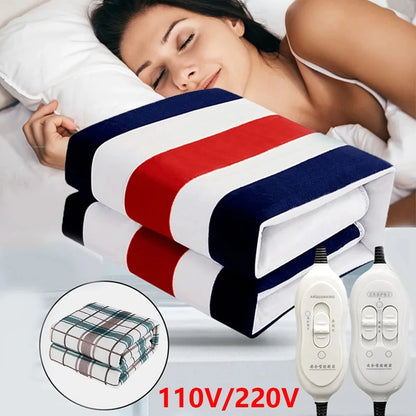 European Plug Electric Heated Blanket – Warmth & Comfort Mattress Pad