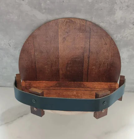 Bourbon Whiskey Barrel Shelf