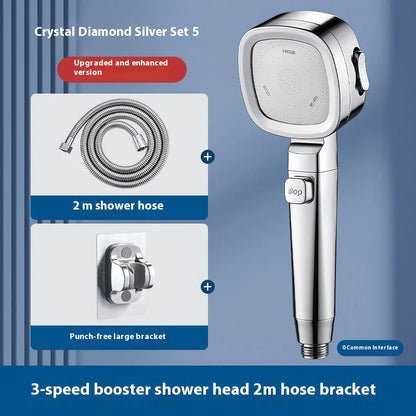 Three-Speed Handheld Filter Shower Head