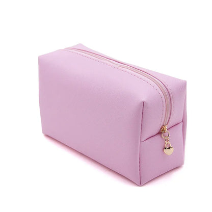 Large Capacity PU Leather Cosmetic Bag