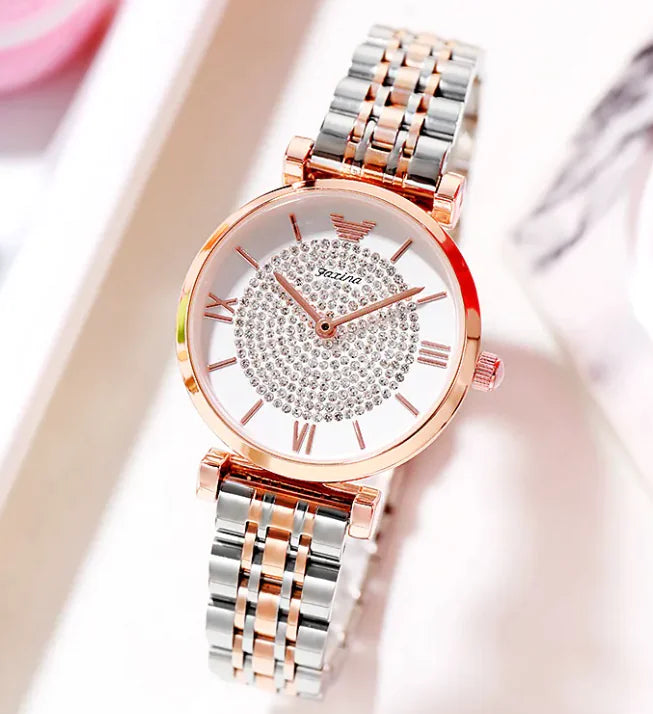 Quartz Diamond Tide Watch