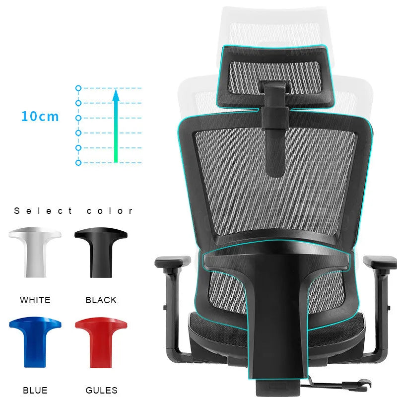 Long-Seated E-Sports Chair.