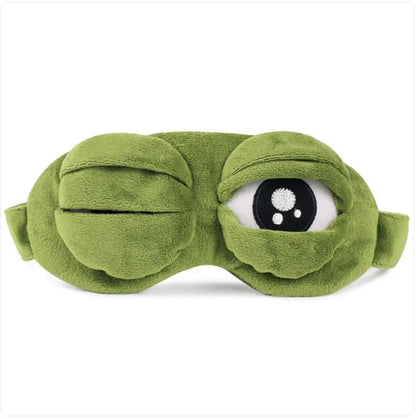 Adorable Frog Sleep Mask – Soft and Cozy Eye Cover