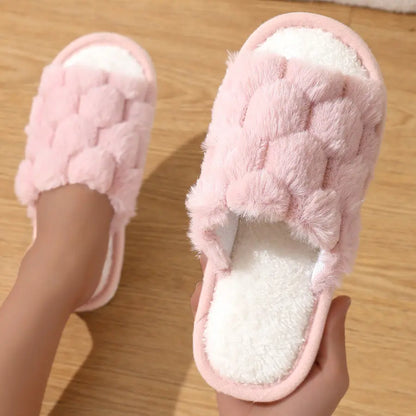 Fluffy Non-Slip Warm Slippers