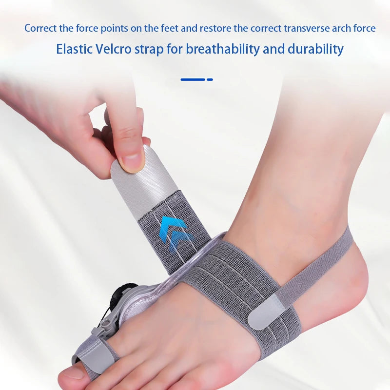 Bunion Corrector Unisex Foot Hallux Valgus Braces Rotatable Toe Separator Straightener Adjustable Pedicure Finger Toe Corrector