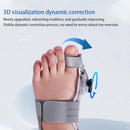 Bunion Corrector Unisex Foot Hallux Valgus Braces Rotatable Toe Separator Straightener Adjustable Pedicure Finger Toe Corrector