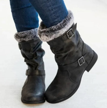 Warm Women's Snow Boots In Autumn And Winter