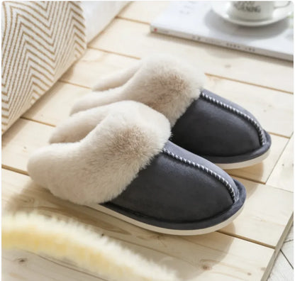 Women's Plush Cotton Slippers