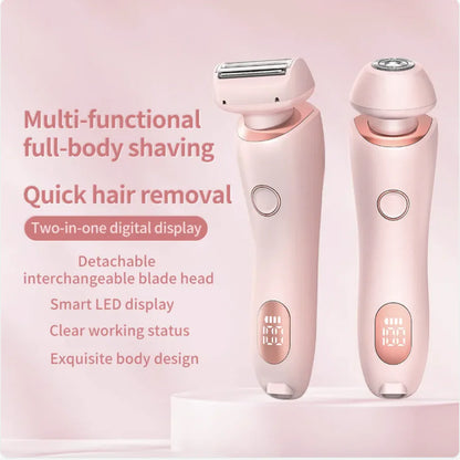 2-in-1 USB Rechargeable Hair Remover & Trimmer