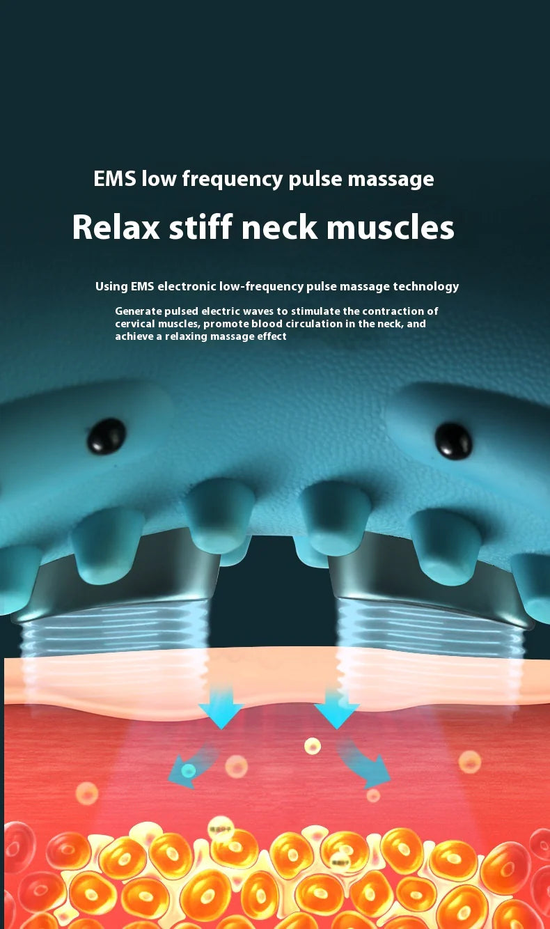 Portable Cervical Neck Massager Pillow