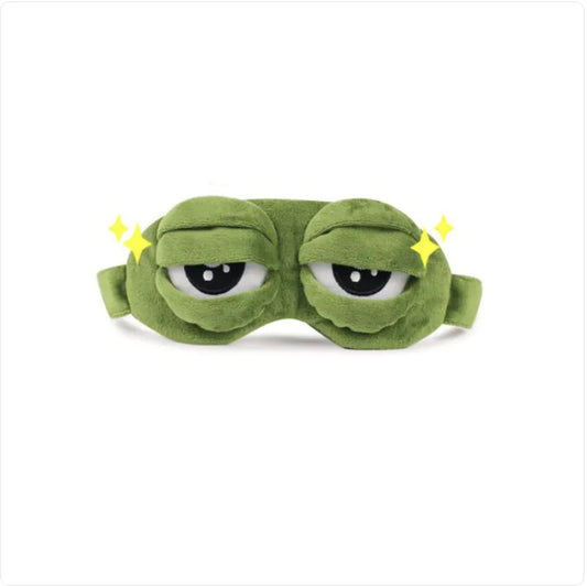 Adorable Frog Sleep Mask – Soft and Cozy Eye Cover