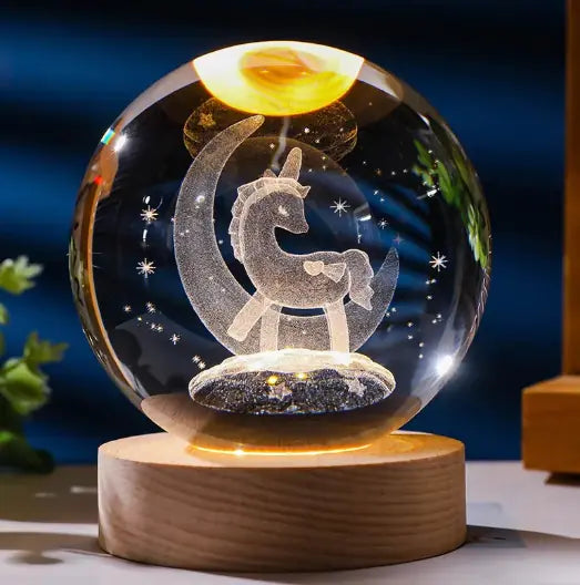 3D Constellation Crystal Ball Night Light