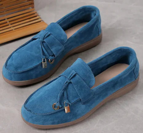 Women's Suede Casual Flat Shoes