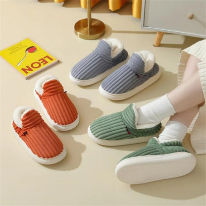 Cozy Step All-Season Cotton Slippers