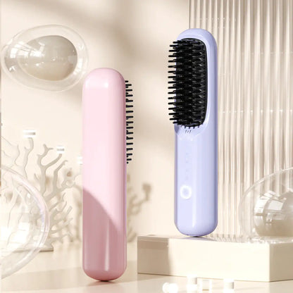 Good Hair Day Vanity Heated Hair Brush Rechargeable And Portable