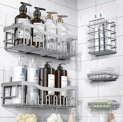 Bathroom Wall-mounted Storage Rack