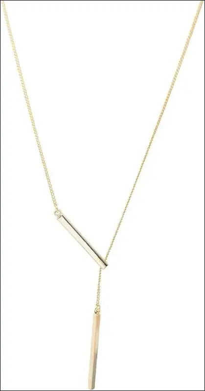 Balance Bar Lariat Necklace