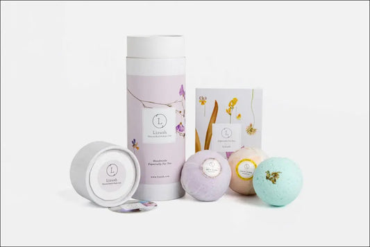 Bath Bombs Spa Gift Set Unique gift for Her Mother Care Package Shower in a Tube Relaxation BFF..