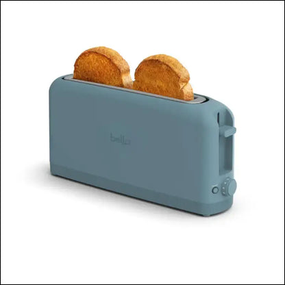 bella 2 Slice Slim Toaster Fits-anywhere™ Kitchenware 6 Setting Shade Control with Reheat & Cancel Buttons Removable