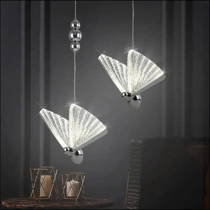 Butterfly LED Pendant Lights - Nordic Hanging Lamp for Bedroom Living Room Dining and Kitchen - Led