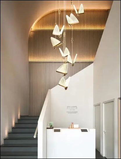 Butterfly LED Pendant Lights - Nordic Hanging Lamp for Bedroom Living Room Dining and Kitchen - Led