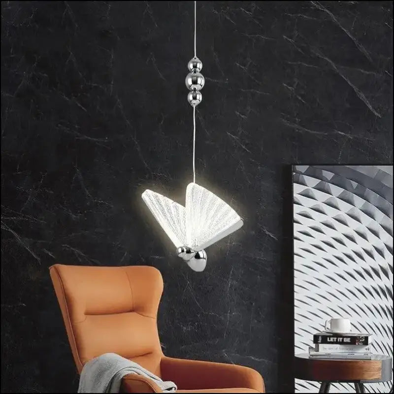 Butterfly LED Pendant Lights - Nordic Hanging Lamp for Bedroom Living Room Dining and Kitchen - Led