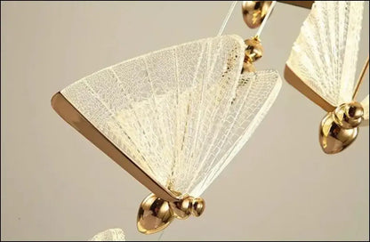 Butterfly LED Pendant Lights - Nordic Hanging Lamp for Bedroom Living Room Dining and Kitchen - Led