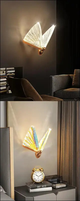 Butterfly LED Pendant Lights - Nordic Hanging Lamp for Bedroom Living Room Dining and Kitchen - Led