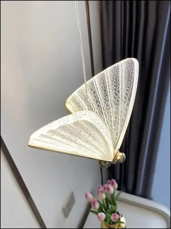 Butterfly LED Pendant Lights - Nordic Hanging Lamp for Bedroom Living Room Dining and Kitchen - Led