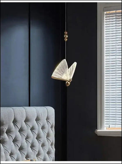 Butterfly LED Pendant Lights - Nordic Hanging Lamp for Bedroom Living Room Dining and Kitchen - Led