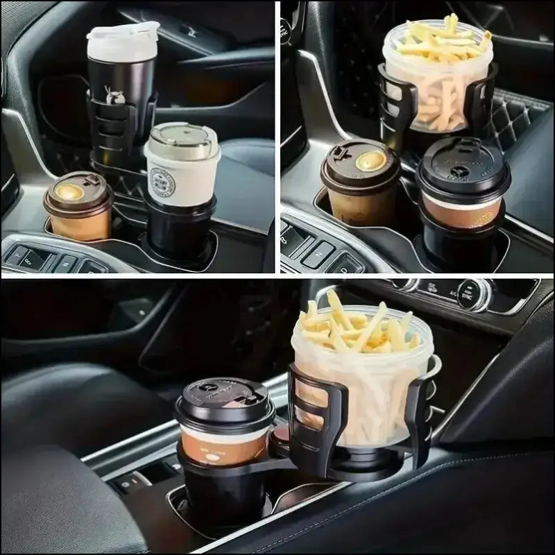 Car Cup Holder Expander For Adapter Adjustable Multifunctional Dual With Phone Aromatherapy Organizer