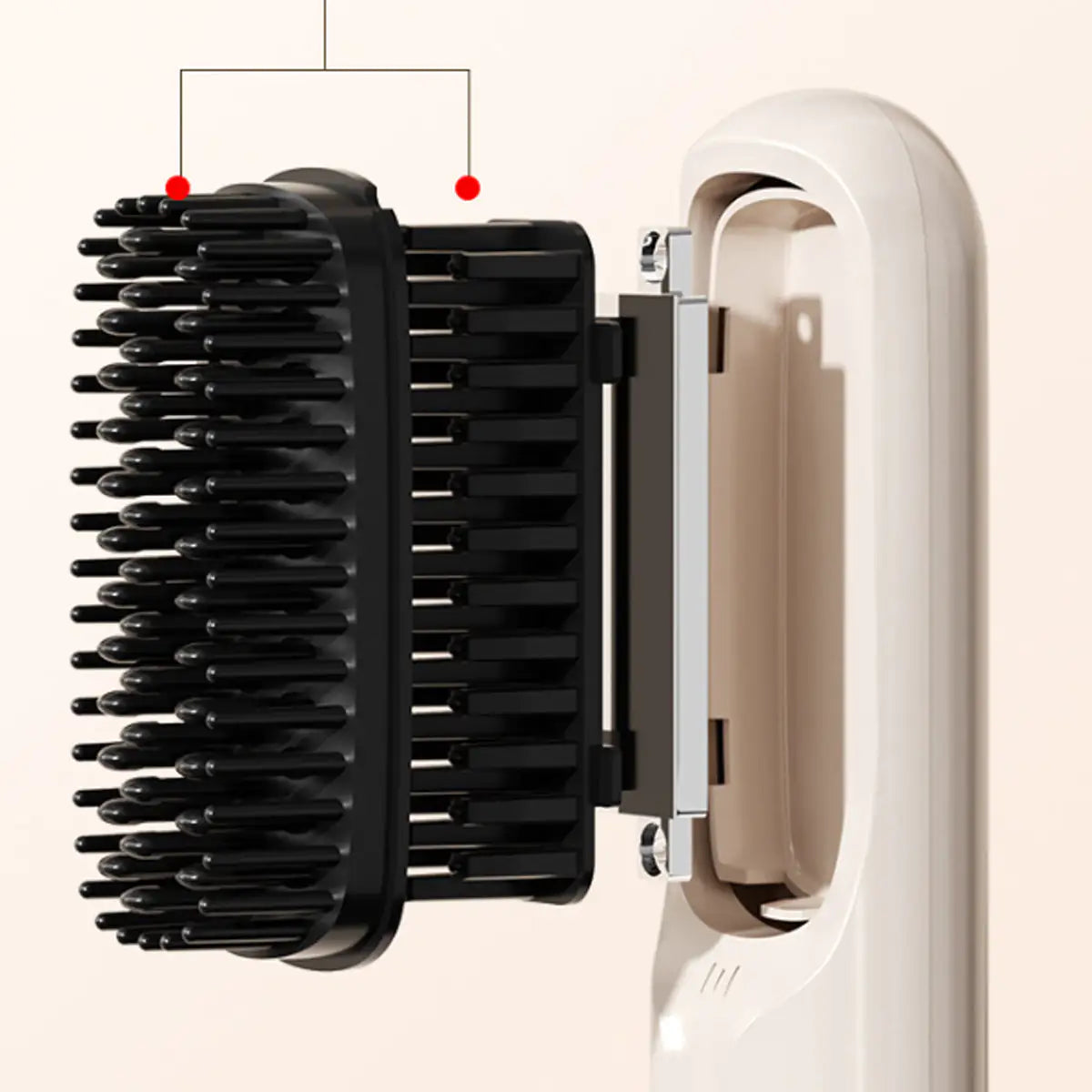 Good Hair Day Vanity Heated Hair Brush Rechargeable And Portable