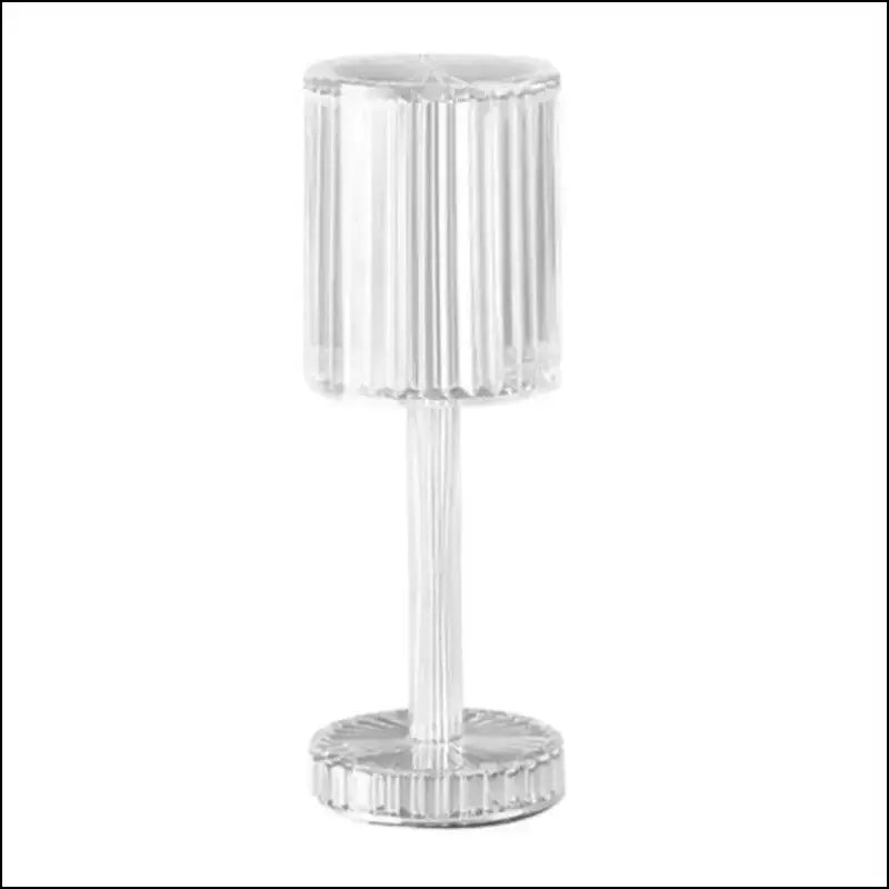 Diamond Crystal Acrylic Table Lamp - Romantic Bedside Atmosphere Modern Minimalist Design